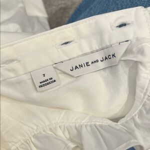 Janie and Jack Classic White Top